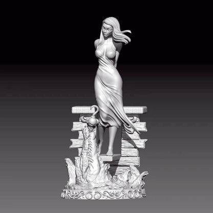 1:18 resin figures model kit Fantasy Girl Twenty Darling Unassembled Unpainted