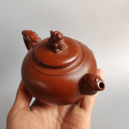 Chinese Yixing Zisha Clay Teapot Kirin Pot Shao Jingnan 280ml