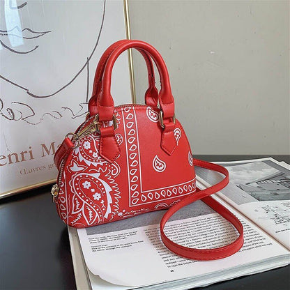 PU Leather Small Crossbody Shoulder Bag Women Handbags Ladies Flower Hats