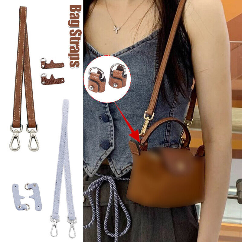 PU Leather Bag Shoulder Strap Replacement Free Punching Modification Accessories