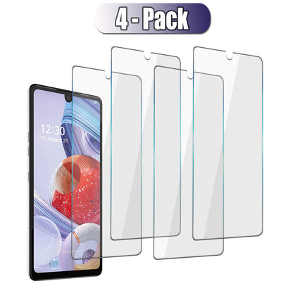 For LG Stylo 6 Glossy Thin Fit Transparent Tempered Glass Clear Screen Protector