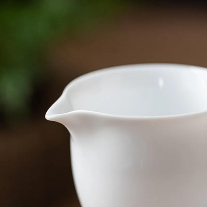 White Porcelain Fairness Cup 200ml 6.Ceramics Home Kung Fu Tea Set Tea Ceremony