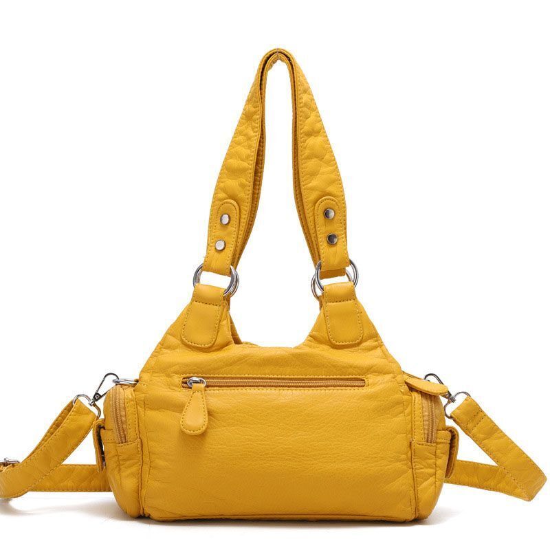 Handbags Luxury Soft Synthetic Leather Shoulder Bags Large Shopping Tote Purses