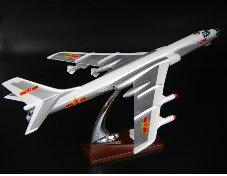 40CM 1:86 China H-6G Bomber Fighter Jet Airplane Resin Aircrarft Plane Model