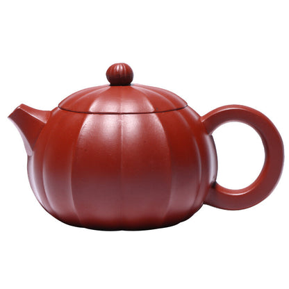 Chinese Yixing Zisha Pottery Clovershrub Clay 200ML Muscle Grain Xishi Teapot