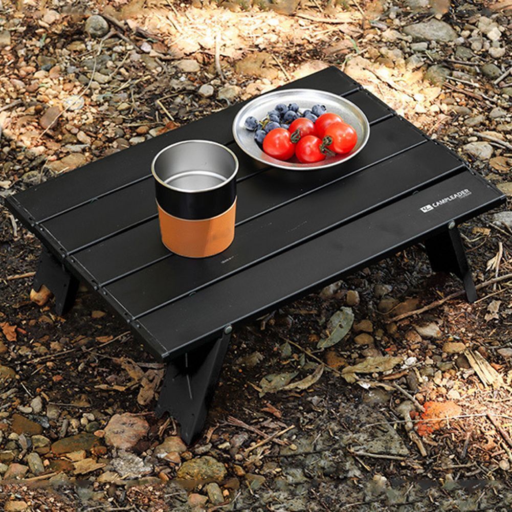 2/1pcs Camping Mini Foldable Table Ultralight Aluminum Alloy Outdoor Table Sey