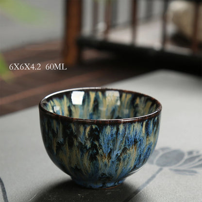 60ml Ceramic Tea Cup Espresso Coffee Colorful Chinese Ceramic Beer Hot Drinks