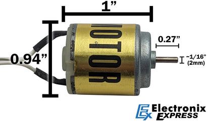 Solderless Solar Motor Kit - Includes Solar Cell Module & Clip-on DC Solar Motor