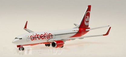 1:500 Herpa Air Berlin BOEING 737-800 Passenger Aircraft Diecast Airplane Model