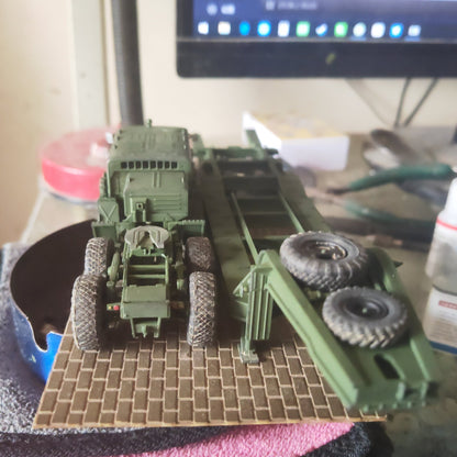 3D Printed 1/72 Russian MAZ-537G Tank Transporter Finished Tank Product