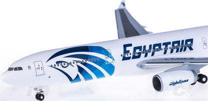 1:200 32CM Hogan EGYPT AIR AIRBUS A330-300 Passenger Airplane ABS Plastic Model