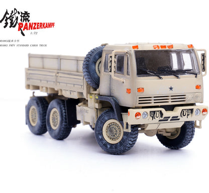 PANZERKAMPF 1/72 US FMTV M1083 Tactical Truck Model Desert Steerable Front Wheel