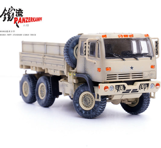 PANZERKAMPF 1/72 US FMTV M1083 Tactical Truck Model Desert Steerable Front Wheel