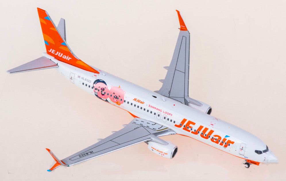 1:400 AeroPolaris Jeju Air Boeing 737-800 HL8322 Airplane Diecast Model