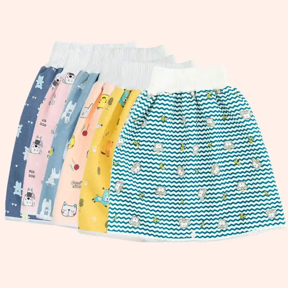 Baby Waterproof Diaper Skirt Leak-Proof Reusable Nappy