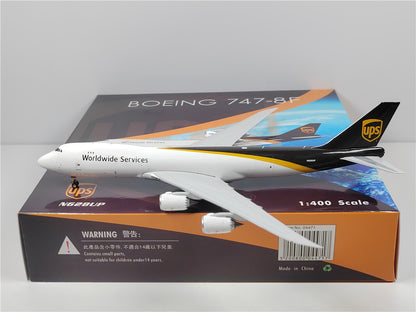1:400 Phoenix Worldwide Services UPS B747-8F Airplane Diecast Aircraft Model