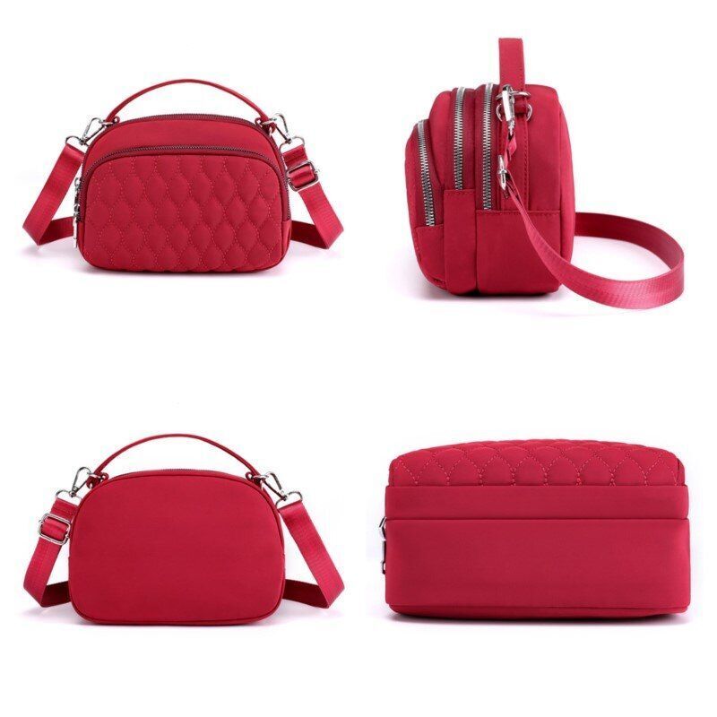 Messenger Bag Small Shoulder Vintage Crossbody Handbags Polyester Nylon Shell