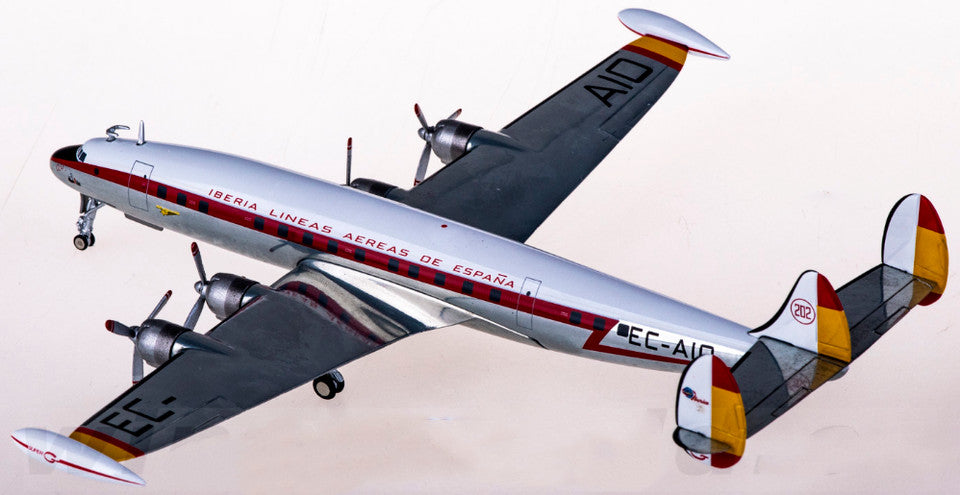 1:200 Herpa IBERIA Lockheed L-1049G Passenger Airplane Diecast Aircraft Model