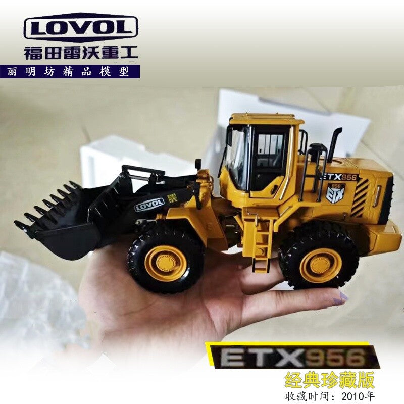 1:35 24CM LOVOL ETX956 Dozer Loader Construction Equipment Machine Diecast Model