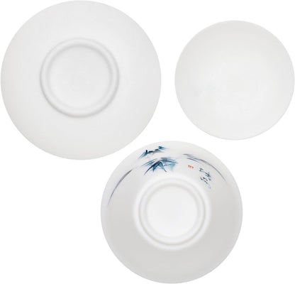 Gaiwan Ice Jade White Porcelain Gaiwan Puer Tea Cup Set For China Gongfu Zhuyun