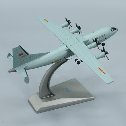1:200 19CM AVIC China Air Force Y-9 Transport Aircraft Diecast Airplane Model