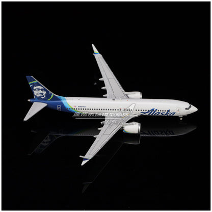 1:400 GeminiJets Alaska BOEING 737 MAX 8 Passenger Plane Diecast Aircraft Model