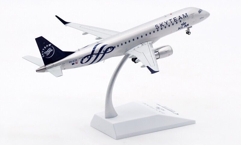 1:200 JC Wings KLM SKYTEAM EMB190-100STD Passenger Plane Diecast Aircraft Model