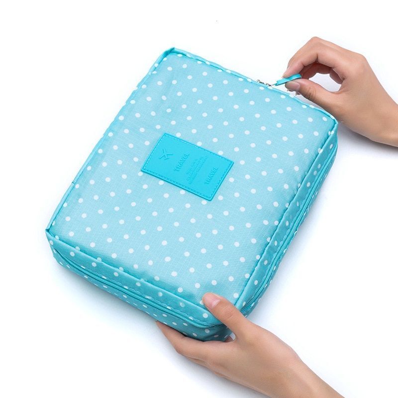 Travel Cosmetic Bag Women Toiletries Organizer Waterproof Storage Make Up Cases