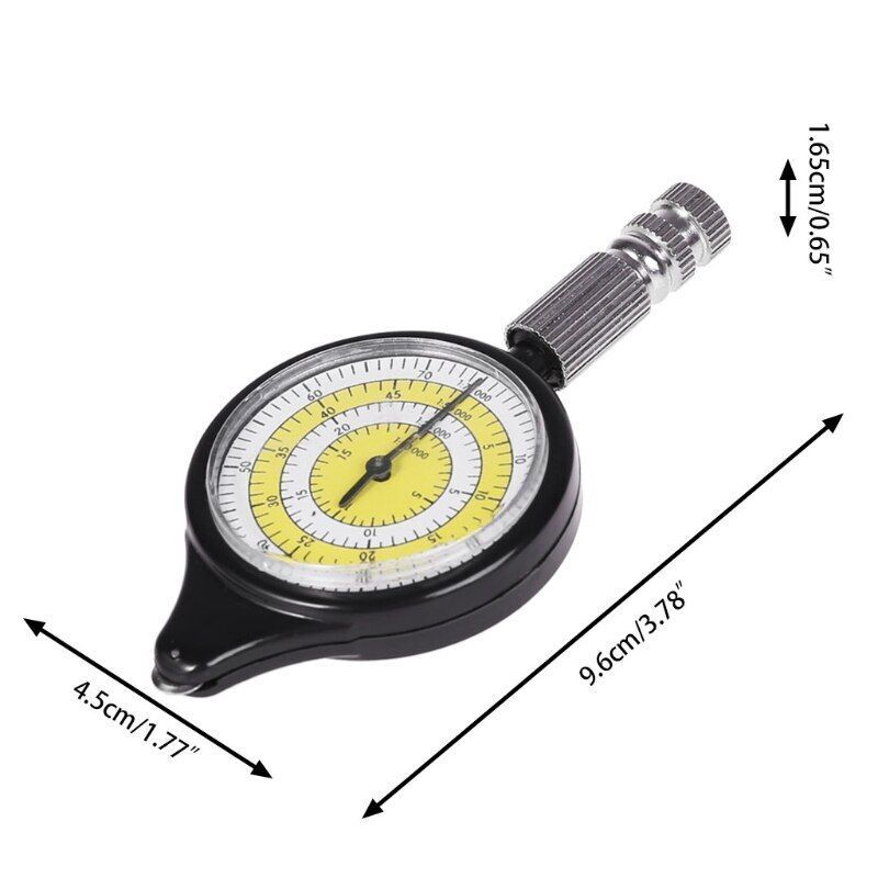 Multifunction Compass Odometer Curvimeter Outdoor Climbing Sport 4.5x9.6x1.65 cm
