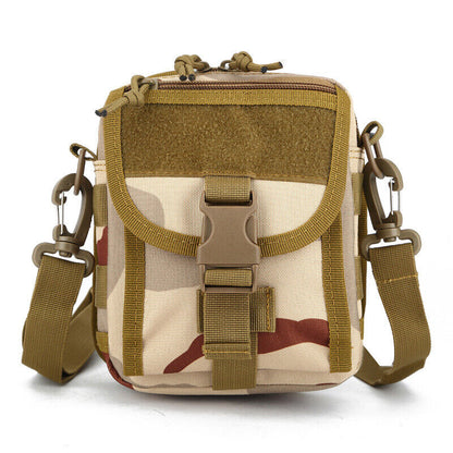 Mens Tactical Backpack Messenger Bag Military Sling Shoulder bag Camping Hiking