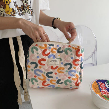 Cosmetic Makeup Bag Handbags Organizers Purse Storage Pouch 18*7*27CM Polyester