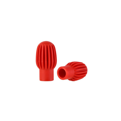 2Pcs Soft Silicone Drum Stick Sleeve Caps Drumstick Protective Mute Cover Cap nn