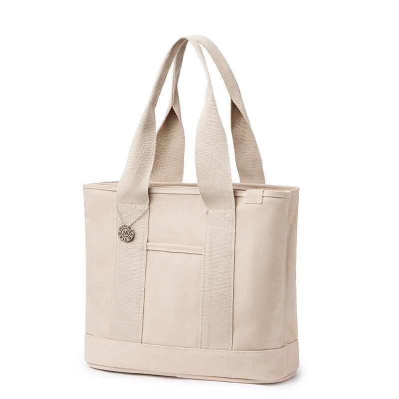 Canvas Bag Handbag Ladies Shopping Bag Wallet Purse Pouch Polyester Shoulder Bag