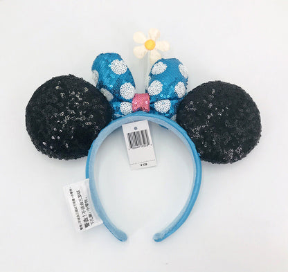 Timeless Flower Sequins Disney Parks Polka Dot 2020 Minnie Ears Hat Headband