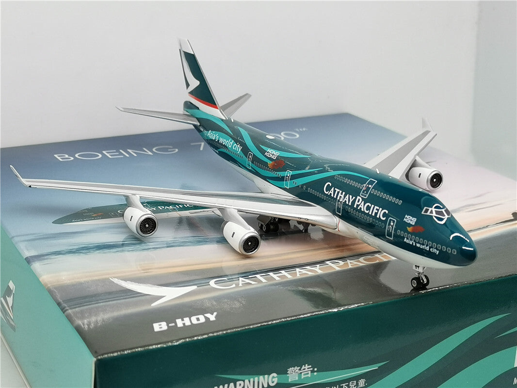 1:400 Phoenix CATHAY PACIFIC BOEING B747-400 Airplane Diecast Aircraft Model