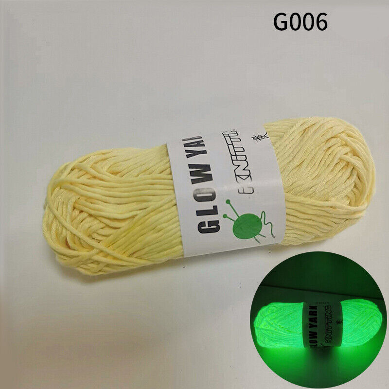 Hat Wool Yarn Functional Yarn Knitting Material Scarf Accessories Luminous DIY