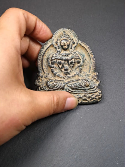 Handmade Tibetan Buddhist Statue Amitayus Buddha of Infinite Life