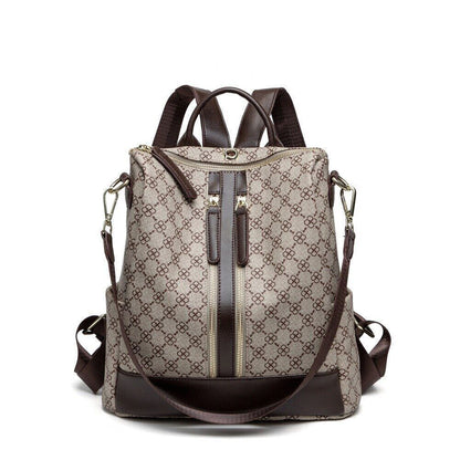 Women Pack Bag Bags Brand Design Monogram Anti-theft Backpack Girl Printing