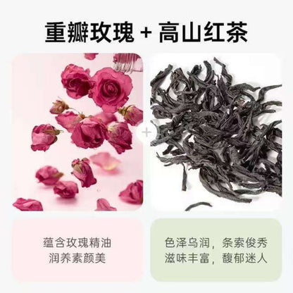 250g Fujian High Mountain Double Petaled Rose Black Tea Bulk Mini Tea Cake