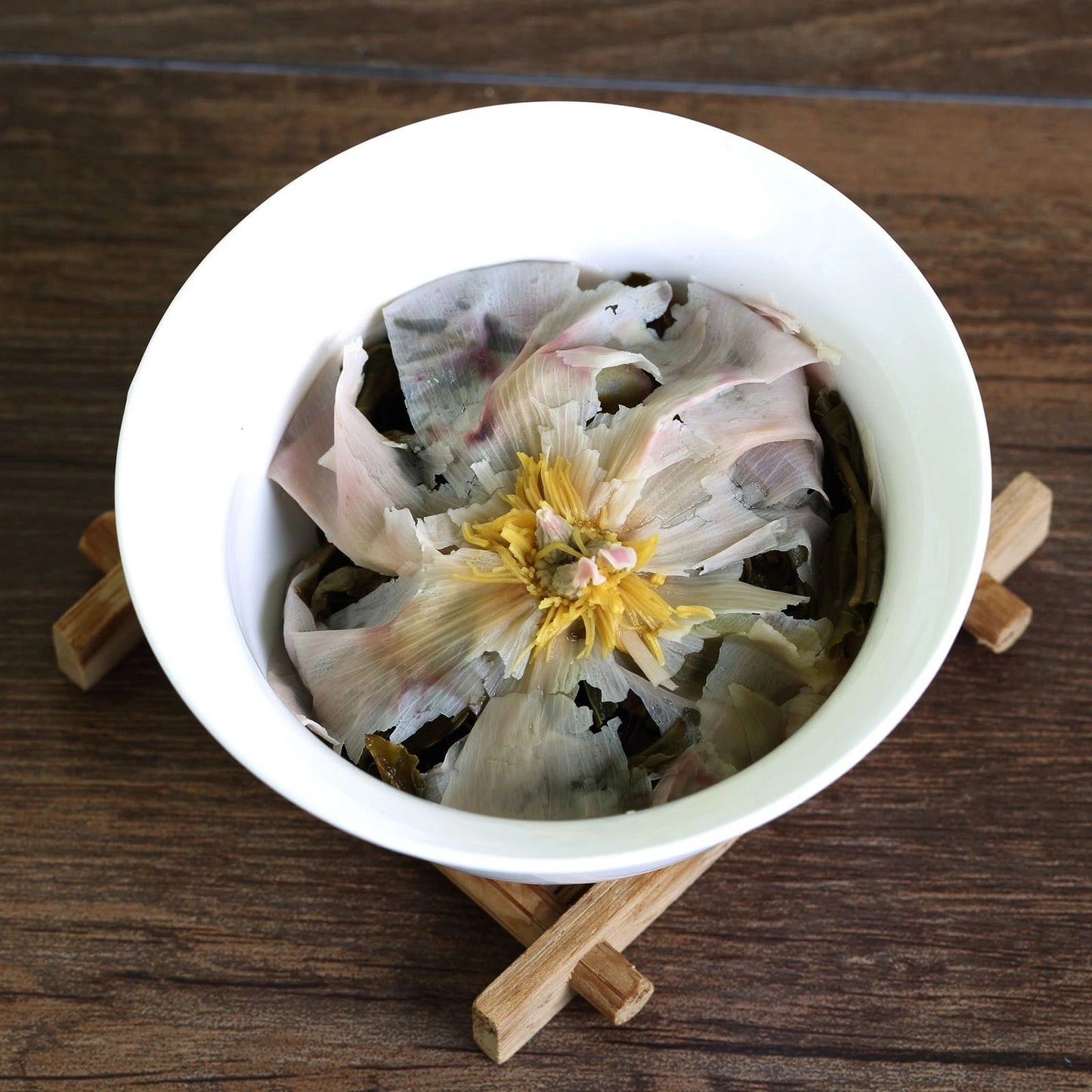 500g 2017 Year Peony Flowers Yunnan Bulang puer Pu'er Puerh Tea Raw Ball Tuo