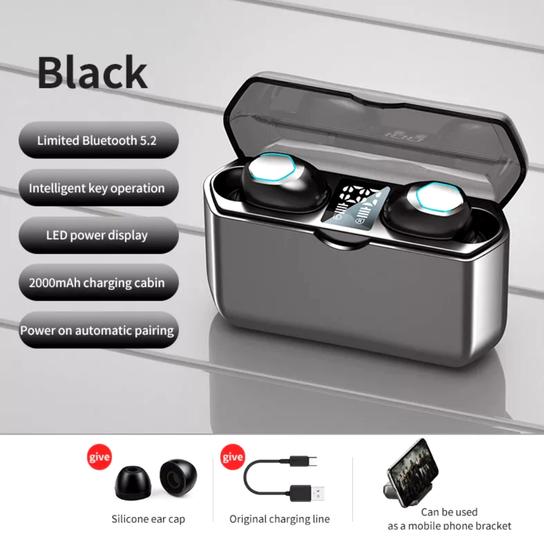 2023 Bluetooth Earbud Headset TWS 5.3 Wireless Earphone Invisible for All Phone