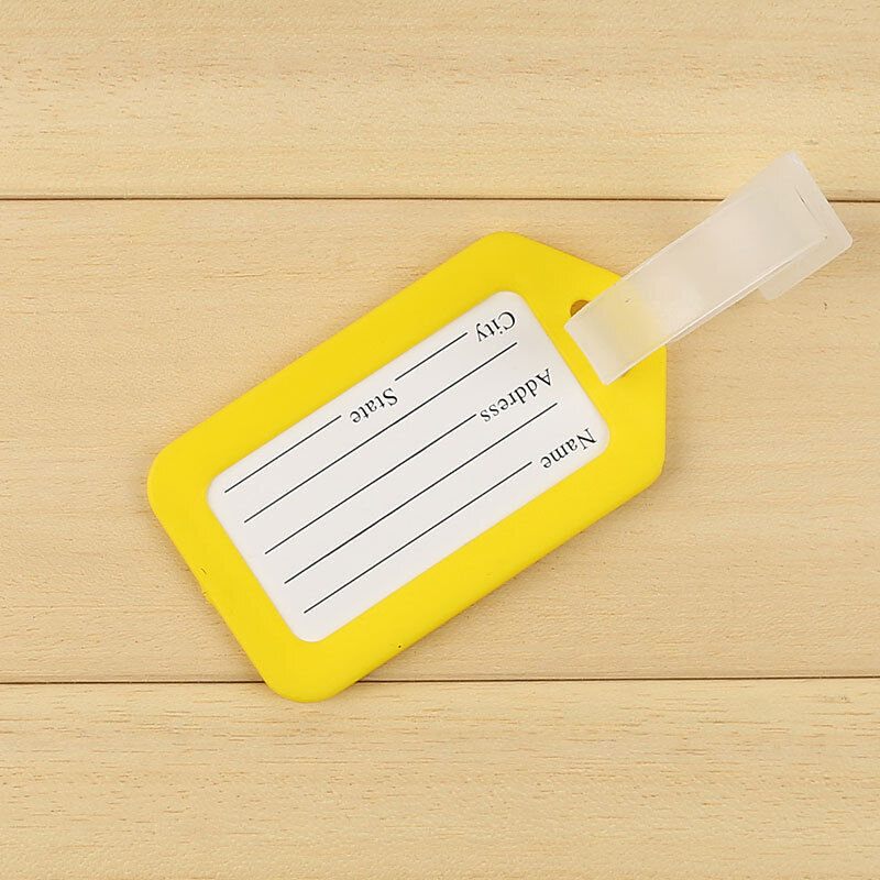 Luggage Tag Plastic Baggage Tags Women Men Boarding Shipping Suitcase ID Address