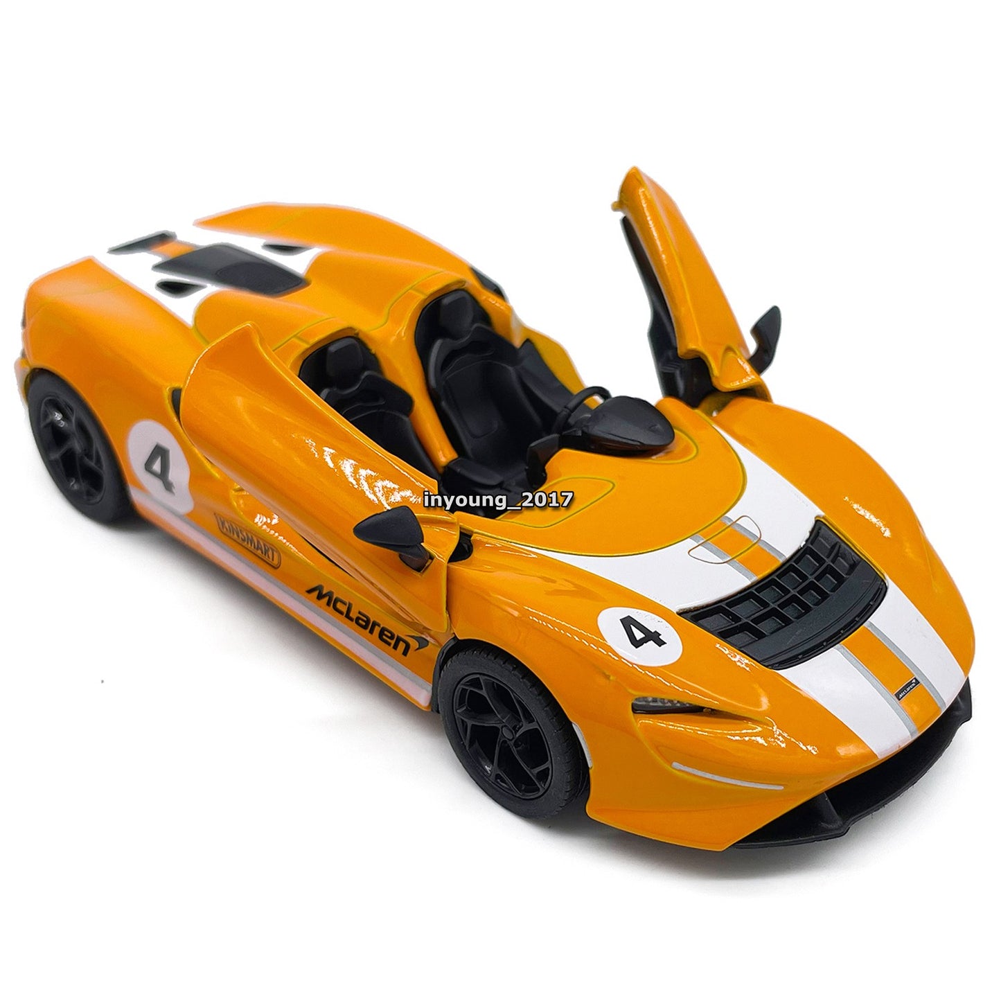 1/36 McLaren Elva Model Car Diecast Toy Vehicle Toys for Boys Kids Gifts Orange