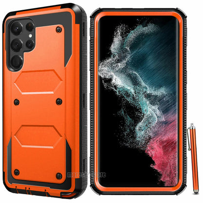 For Samsung Galaxy S22 Plus Ultra 5G Rugged Rubber Hard Shockproof Case Cover