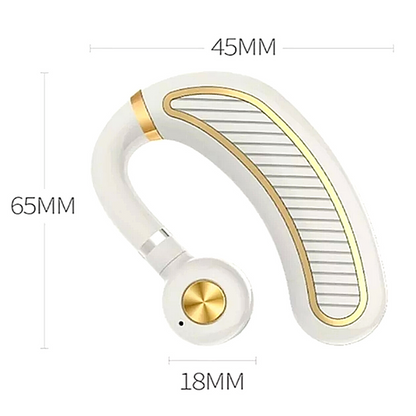 Bluetooth 5.0 Earpiece Wireless Headset Noise Cancelling Earbuds Driving Trucker
