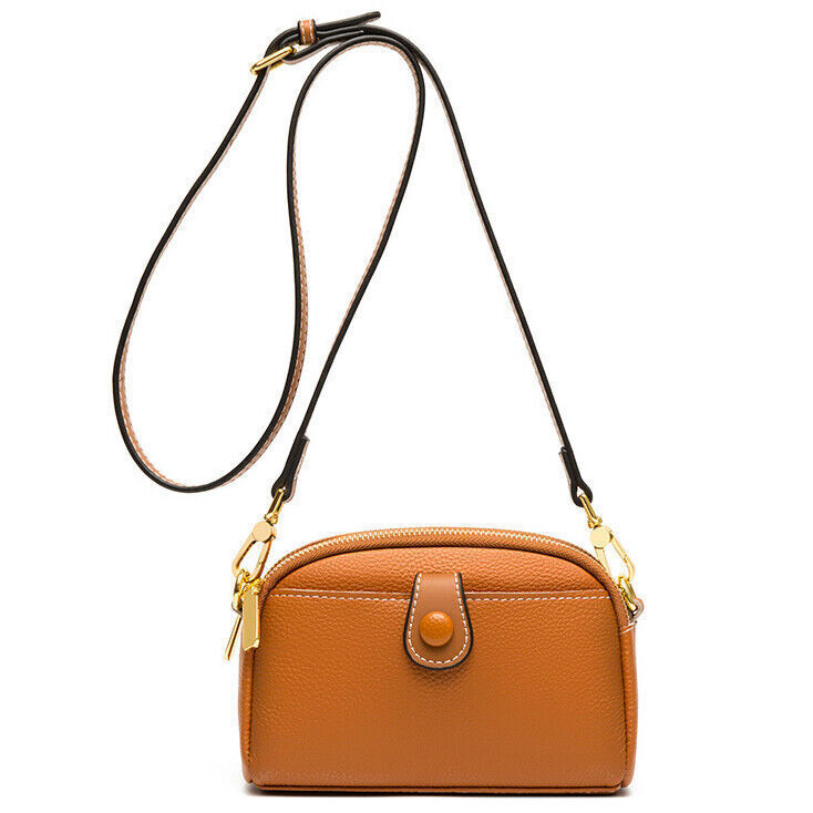 Real Cow Leather Women's mini Crossbody Bag Sling/Shoulder Small Bag Phone Case