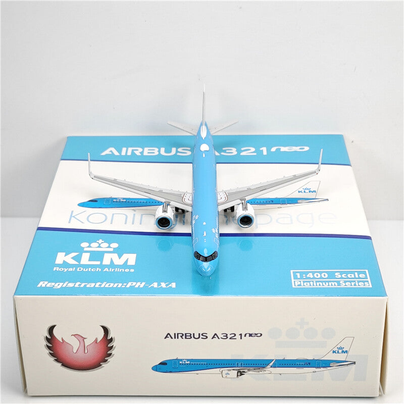 1:400 Phoenix KLM AIRBUS A321neo Airplane Diecast Aircraft Plane Model