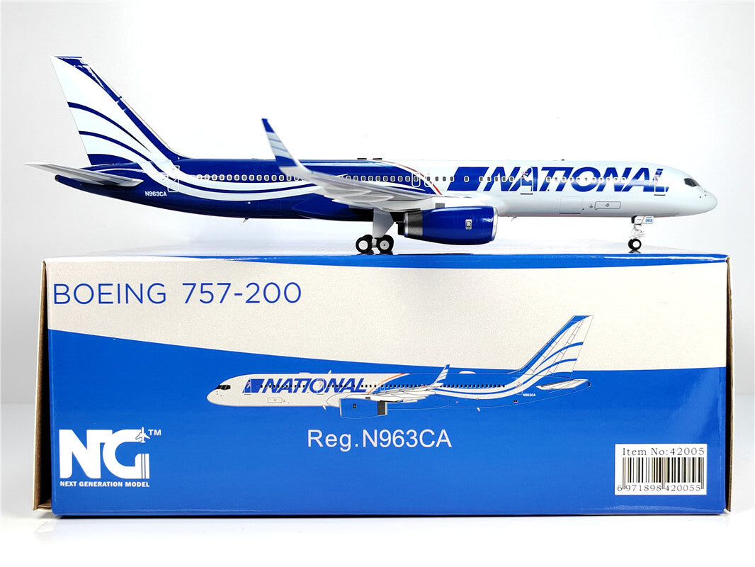 1:200 NG Model NATTONAL B757-200 Passenger Airplane Diecast Aircraft Model