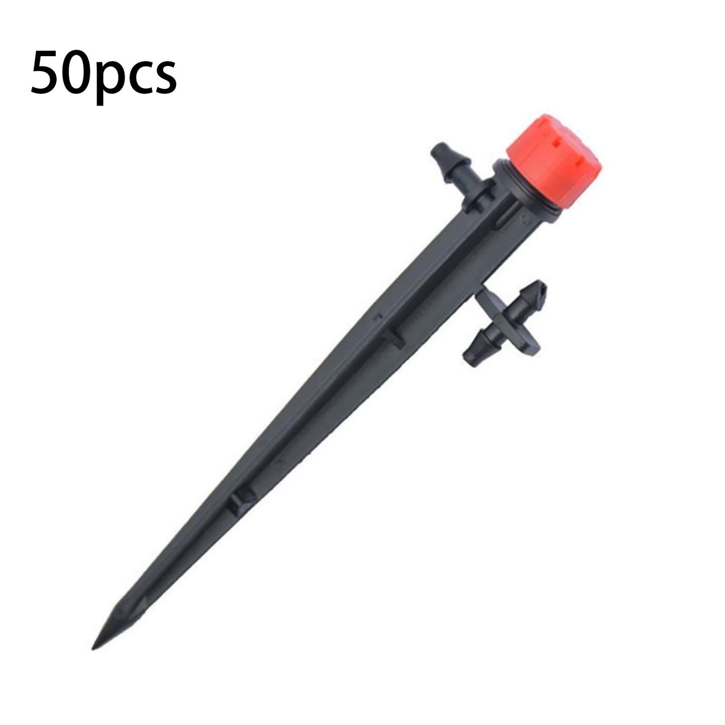 50Pack Adjustable Water Flow Irrigation Dripper Nozzle Stake Emitter Drip eew