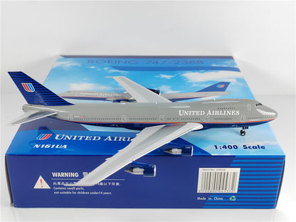 1:400 Phoenix UNITED AIRLINES BOEING B747-200 Airplane Diecast Aircraft Model